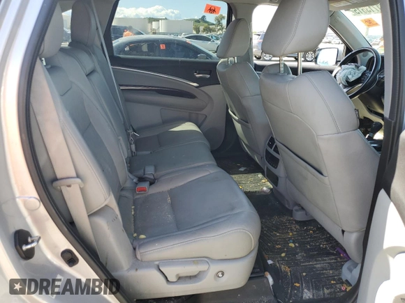 2015 Acura MDX Technology with VIN 5FRYD3H41FB014112, listed as a Copart auction lot 51713615 with 122,565 mi miles and Salvage title. Bid and sale history available at DreamBid. Image 10.