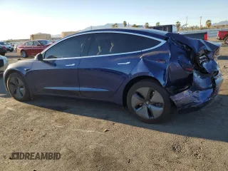 2018 Tesla Model 3 Long Range Battery with VIN 5YJ3E1EA1JF155696, listed as a Copart auction lot 46669995 with 84,055 mi miles and Salvage Title. Bid and sale history available at DreamBid. Image 2.