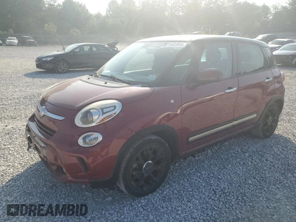 2015 FIAT 500L Urbana Trekking with VIN ZFBCFADH5FZ032273, listed as a Copart auction lot 67446984 with 107,860 mi miles and Salvage Title. Bid and sale history available at carsss.com. Image 1.