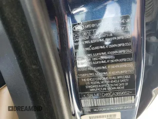 2012 Land Rover Range Rover HSE Lux with VIN SALMF1D46CA389852, listed as a Copart auction lot 67006465 with Not provided miles and Salvage title. Bid and sale history available at DreamBid. Image 13.
