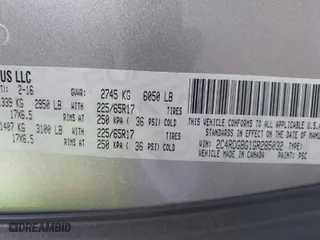 2016 Dodge Grand Caravan Canada Value Package with VIN 2C4RDGBG1GR285032, listed as a IAAI auction lot 41512139 with 108,648 mi miles. Bid and sale history available at carsss.com. Image 9.