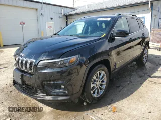 2021 Jeep Cherokee Latitude Lux with VIN 1C4PJLMX0MD173844, listed as a Copart auction lot 48360505 with 61,245 mi miles and Salvage Title. Bid and sale history available at carsss.com. Image 1.