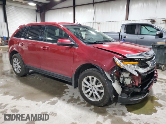 2012 Ford Edge Limited with VIN 2FMDK4KC2CBA70401, listed as a Copart auction lot 53292165 with 144,186 mi miles and Salvage Title. Bid and sale history available at carsss.com. Image 4.