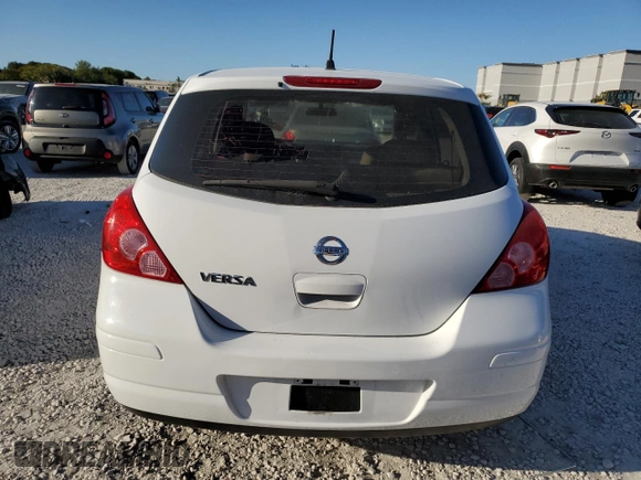 2008 Nissan Versa 1.8 S with VIN 3N1BC13E98L350841, listed as a Copart auction lot 47724015 with 69,743 mi miles and Salvage Title. Bid and sale history available at carsss.com. Image 6.