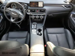 2022 Genesis G70 2.0T with VIN KMTG34TA9NU093622, listed as a Copart auction lot 77797024 with 51,637 mi miles and Salvage Title. Bid and sale history available at carsss.com. Image 8.