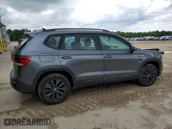 2024 Volkswagen Taos S с VIN 3VV5X7B27RM023005, выставлен на аукционе Copart как лот 57590955 с пробегом 42 147 миль миль и Чистый • Clean title. История ставок и продаж доступна на DreamBid. Изображение 3.