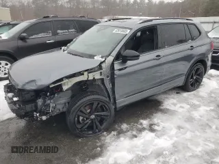 2023 Volkswagen Tiguan SE R-Line Black with VIN 3VV8B7AX2PM108307, listed as a Copart auction lot 43910665 with 21,448 mi miles and Salvage Title. Bid and sale history available at DreamBid. Image 1.