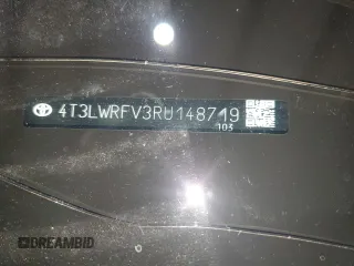 2024 Toyota RAV4 Hybrid LE with VIN 4T3LWRFV3RU148719, listed as a Copart auction lot 62809695 with 23,559 mi miles and Salvage title. Bid and sale history available at DreamBid. Image 13.