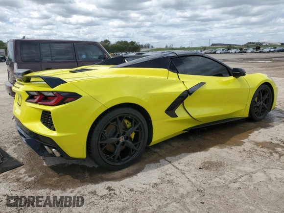 2022 Chevrolet Corvette 3LT with VIN 1G1YC3D48N5115490, listed as a Copart auction lot 49007693 with 0 mi miles. Bid and sale history available at carsss.com. Image 3.