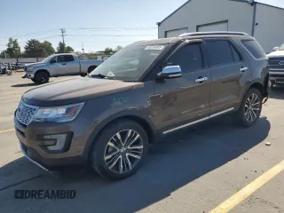 2016 Ford Explorer Platinum с VIN 1FM5K8HT1GGD01970, выставлен на аукционе Copart как лот 65010965 с пробегом 66 553 миль миль и Списание • Salvage title. История ставок и продаж доступна на DreamBid. Изображение 1.