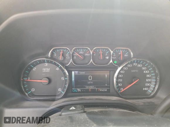 2015 Chevrolet Silverado 1500 LT with VIN 1GCVKREC4FZ258727, listed as a Copart auction lot 55581435 with 160,282 mi miles and Clean Title. Bid and sale history available at DreamBid. Image 9.