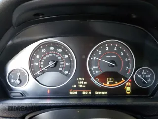 2014 BMW 4 Series 428i with VIN WBA3N3C57EF711803, listed as a Copart auction lot 57856695 with 68,905 mi miles and Salvage title. Bid and sale history available at DreamBid. Image 9.
