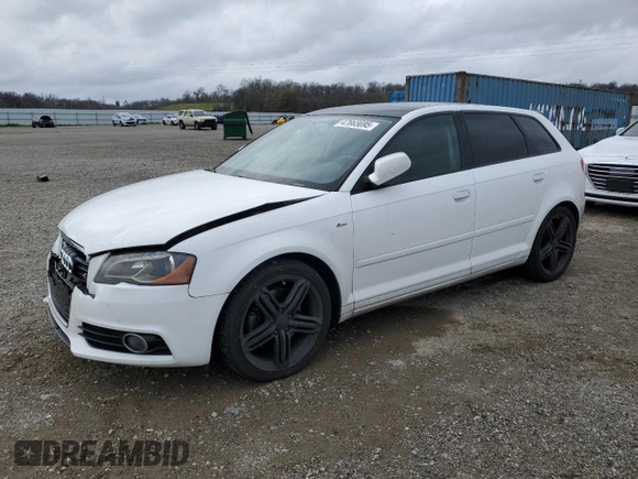 2011 Audi A3 Premium Plus with VIN WAUKEAFM6BA010052, listed as a Copart auction lot 47665695 with 150,840 mi miles and Salvage title. Bid and sale history available at DreamBid. Image 1.
