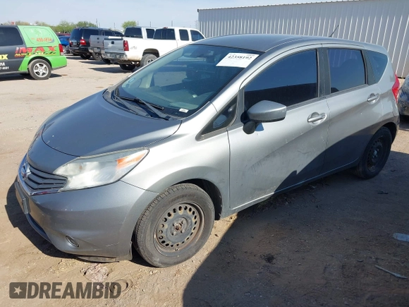 2015 Nissan Note SV with VIN 3N1CE2CP4FL412858, listed as a IAAI auction lot 42358192 with 109,695 mi miles and . Bid and sale history available at DreamBid. Image 2.