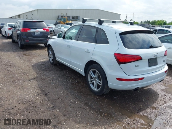 2015 Audi Q5 Premium Plus with VIN WA1LFAFP4FA067607, listed as a IAAI auction lot 42081902 with 93,780 mi miles and . Bid and sale history available at DreamBid. Image 3.