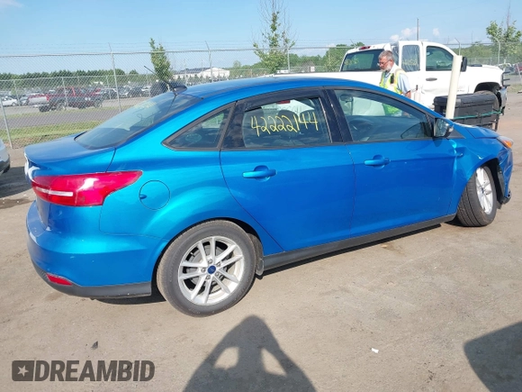 2015 Ford Focus SE with VIN 1FADP3F22FL378079, listed as a IAAI auction lot 42222144 with 92,840 mi miles and . Bid and sale history available at DreamBid. Image 4.