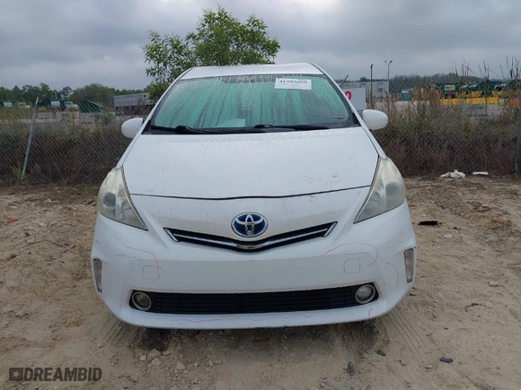 2013 Toyota Prius v Two with VIN JTDZN3EU9D3275182, listed as a IAAI auction lot 41753669 with 156,787 mi miles. Bid and sale history available at carsss.com. Image 12.