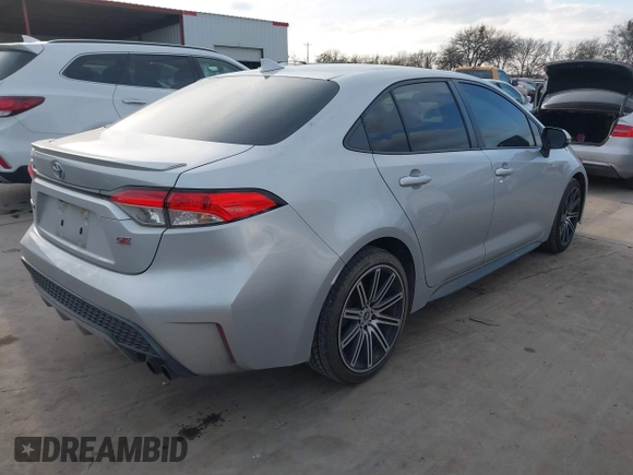 2020 Toyota Corolla SE with VIN JTDS4RCE4LJ023577, listed as a IAAI auction lot 41603538 with 114,463 mi miles. Bid and sale history available at carsss.com. Image 4.