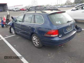 2013 Volkswagen Jetta SportWagen SE w/Sunroof with VIN 3VWPP7AJ7DM670509, listed as a IAAI auction lot 41887876 with 1 mi miles. Bid and sale history available at carsss.com. Image 3.