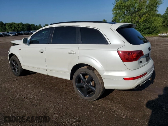 2012 Audi Q7 S line с VIN WA1DGAFE3CD007747, выставлен на аукционе Copart как лот 61543995 с пробегом 182 957 миль миль и Списание • Salvage title. История ставок и продаж доступна на DreamBid. Изображение 2.