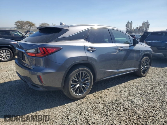 2019 Lexus RX with VIN 2T2BGMCA0KC039501, listed as a Copart auction lot 46646425 with 76,443 mi miles and Salvage Title. Bid and sale history available at carsss.com. Image 3.