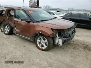 2017 Ford Explorer XLT with VIN 1FM5K8D8XHGA59764, listed as a Copart auction lot 48163295 with Not provided miles and Salvage title. Bid and sale history available at DreamBid. Image 11.