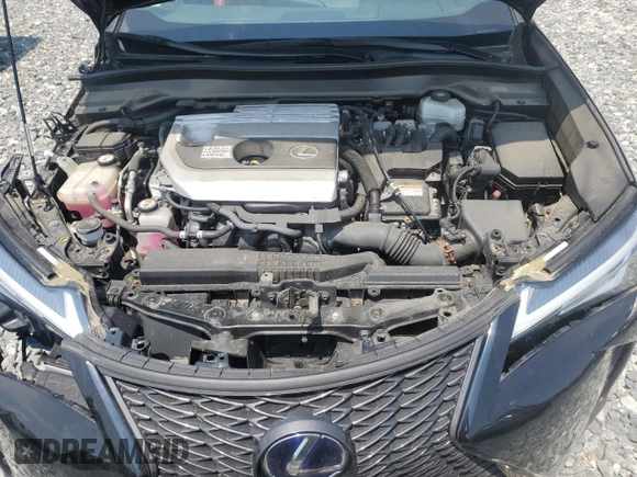 2019 Lexus UX 250h with VIN JTHU9JBH2K2014259, listed as a Copart auction lot 59742055 with 48,788 mi miles and Salvage title. Bid and sale history available at DreamBid. Image 11.
