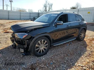 2025 Mercedes-Benz GLE 450 with VIN 4JGFB5KB8SB336062, listed as a Copart auction lot 42207995 with 3,674 mi miles and Salvage title. Bid and sale history available at DreamBid. Image 1.