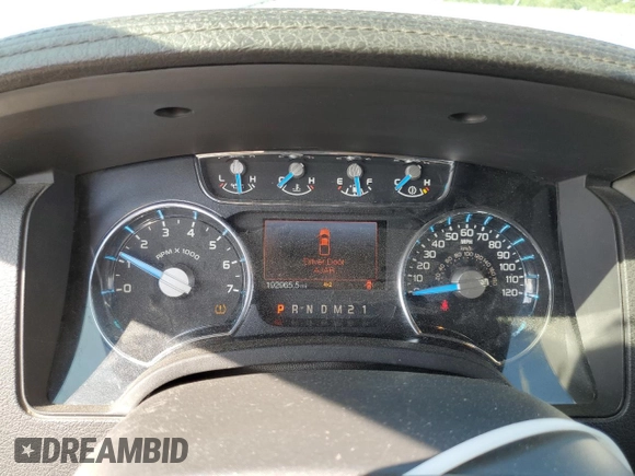 2013 Ford F-150 XL with VIN 1FTFX1ET7DFB25532, listed as a Copart auction lot 61369625 with 192,965 mi miles and Clean title. Bid and sale history available at DreamBid. Image 9.