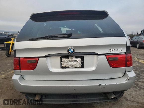 2002 BMW X5 3.0i with VIN 5UXFA53532LV73177, listed as a Copart auction lot 49886715 with 273,844 mi miles and Salvage Title. Bid and sale history available at carsss.com. Image 6.