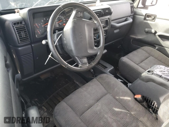 2003 Jeep Wrangler X with VIN 1J4FA39S93P366008, listed as a Copart auction lot 80715724 with 97,514 mi miles and Salvage Title. Bid and sale history available at carsss.com. Image 8.