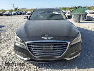 2018 Genesis G80 3.8L z VIN KMHGN4JE1JU226622, wystawiony jako Copart lot #54311945 z przebiegiem 52 742 mil mil oraz Szkody całkowita. Historia ofert i sprzedaży dostępna na DreamBid. Obrazek 5.