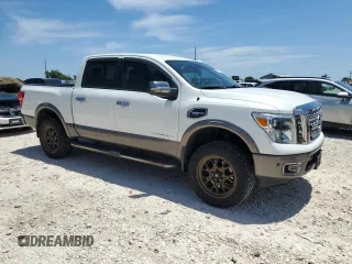 2017 Nissan Titan SL with VIN 1N6AA1E68HN510418, listed as a Copart auction lot 55175085 with 86,158 mi miles and Clean title. Bid and sale history available at DreamBid. Image 4.