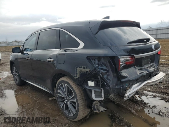 2020 Acura MDX w/Technology Pkg with VIN 5J8YD3H53LL006243, listed as a Copart auction lot 42594845 with 0 mi miles and Salvage Title. Bid and sale history available at carsss.com. Image 2.