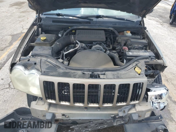 2005 Jeep Grand Cherokee Laredo with VIN 1J4HR48N65C608296, listed as a Copart auction lot 58862875 with 168,421 mi miles and Salvage title. Bid and sale history available at DreamBid. Image 12.