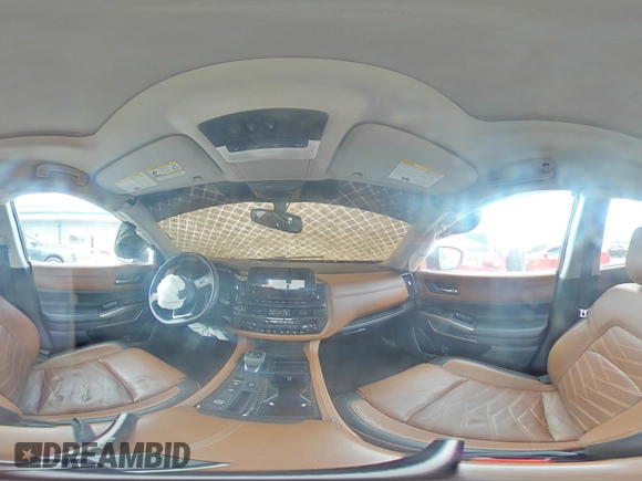 2022 Nissan Pathfinder Platinum with VIN 5N1DR3DH3NC244073, listed as a Copart auction lot 43459905 with 76,989 mi miles and Salvage title. Bid and sale history available at DreamBid. Image 14.