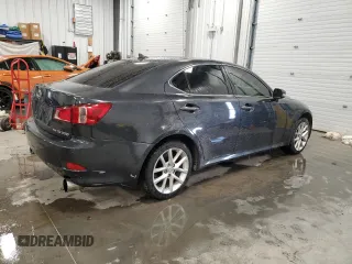 2011 Lexus IS 350 with VIN JTHCE5C28B5000227, listed as a Copart auction lot 46902595 with 109,838 mi miles and Clean title. Bid and sale history available at DreamBid. Image 3.