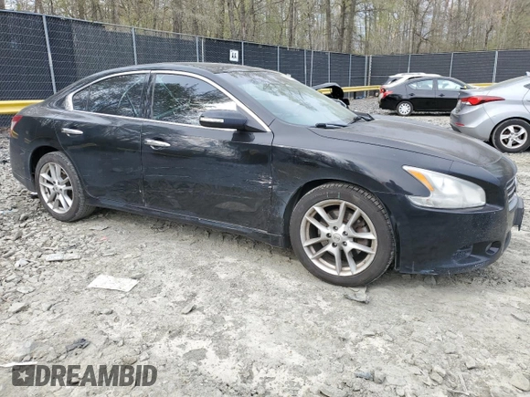 2011 Nissan Maxima 3.5 SV with VIN 1N4AA5APXBC802265, listed as a Copart auction lot 51761185 with 126,536 mi miles and Salvage Title. Bid and sale history available at carsss.com. Image 4.