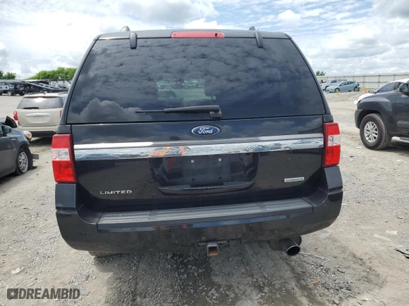 2017 Ford Expedition Limited with VIN 1FMJU1KT7HEA56985, listed as a Copart auction lot 54548254 with 0 mi miles and Salvage Title. Bid and sale history available at carsss.com. Image 6.