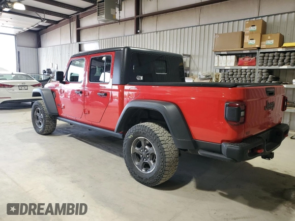2020 Jeep Gladiator Rubicon z VIN 1C6JJTBG8LL155550, wystawiony jako Copart lot #53462305 z przebiegiem 34 276 mil mil oraz Szkoda całkowita • Salvage title. Historia ofert i sprzedaży dostępna na DreamBid. Obrazek 2.