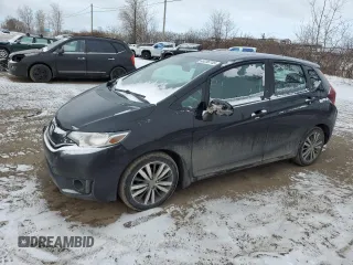 2015 Honda Fit EX-L with VIN 3HGGK5H81FM108568, listed as a Copart auction lot 46256745 with 185,652 mi miles and Salvage Title. Bid and sale history available at carsss.com. Image 1.