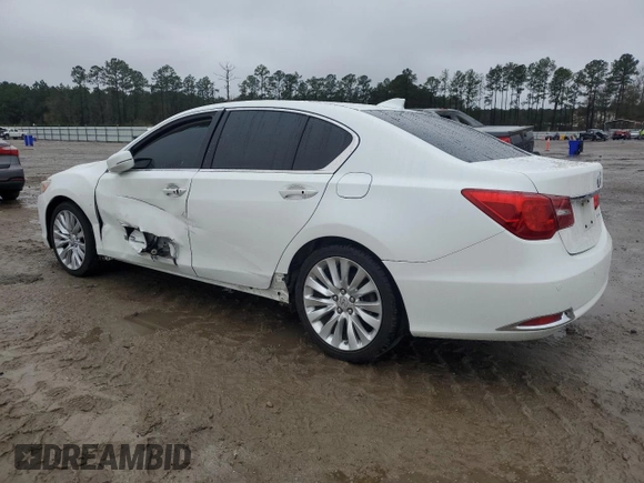 2014 Acura RLX Advance with VIN JH4KC1F98EC006189, listed as a Copart auction lot 86255644 with 105,123 mi miles and Salvage Title. Bid and sale history available at DreamBid. Image 2.
