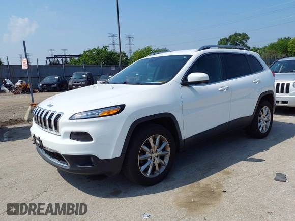2016 Jeep Cherokee Limited with VIN 1C4PJMDB2GW253553, listed as a IAAI auction lot 42802413 with 107,673 mi miles and . Bid and sale history available at DreamBid. Image 18.