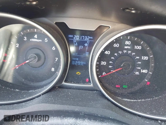 2013 Hyundai Veloster w/Gray Int with VIN KMHTC6AD1DU165476, listed as a IAAI auction lot 42242540 with 201,732 mi miles and . Bid and sale history available at DreamBid. Image 7.