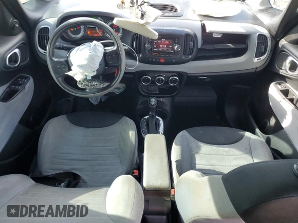 2014 FIAT 500L Easy with VIN ZFBCFABH1EZ027525, listed as a Copart auction lot 85187854 with 128,837 mi miles and Salvage Title. Bid and sale history available at carsss.com. Image 8.