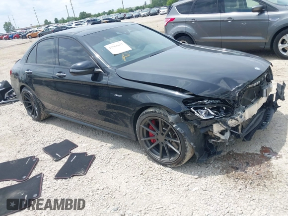 2016 Mercedes-Benz C 450 AMG with VIN 55SWF6EB2GU127865, listed as a IAAI auction lot 42566673 with 94,707 mi miles and . Bid and sale history available at DreamBid. Image 1.