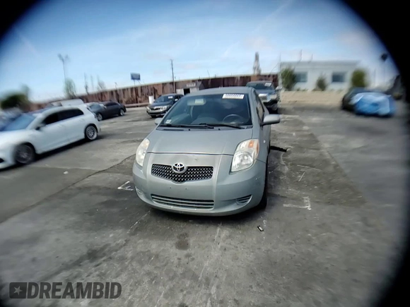 2007 Toyota Yaris with VIN JTDJT923475036181, listed as a Copart auction lot 50950065 with 134,440 mi miles and Salvage Title. Bid and sale history available at carsss.com. Image 10.