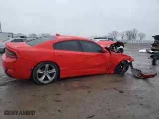 2017 Dodge Charger R/T with VIN 2C3CDXCT6HH583539, listed as a Copart auction lot 86852654 with 51,732 mi miles and Salvage Title. Bid and sale history available at carsss.com. Image 3.