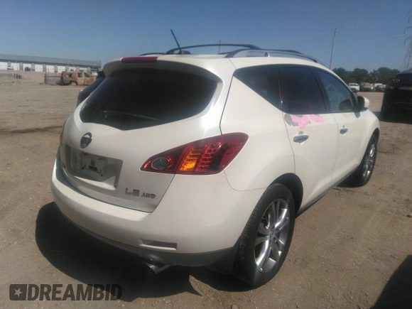 2009 Nissan Murano S with VIN JN8AZ18W09W111946, listed as a IAAI auction lot 42228504 with 237,028 mi miles and . Bid and sale history available at DreamBid. Image 4.