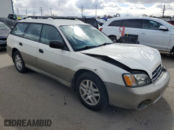 2001 Subaru Legacy Outback with VIN 4S3BH665217678037, listed as a Copart auction lot 49513005 with 193,477 mi miles and Salvage title. Bid and sale history available at DreamBid. Image 4.